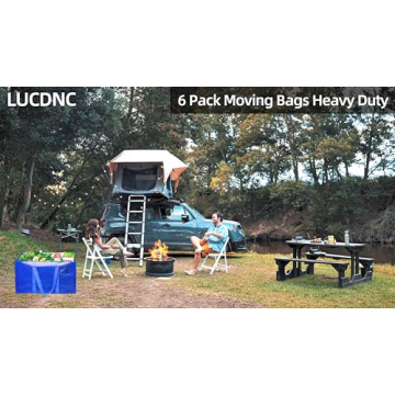 Heavy Duty Moving Bags - 6 Pack Storage Solution