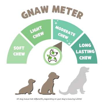 Nature Gnaws Beef Gullet Chews for Small Dogs 4-5" (20 Count) - Natural Beef Jerky Stick Dog Chew Treats - Rawhide Free