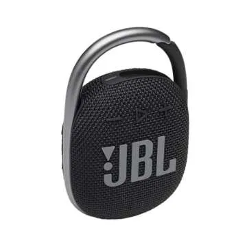 JBL Clip 4 Bluetooth Speaker Bundle with Case (Black)