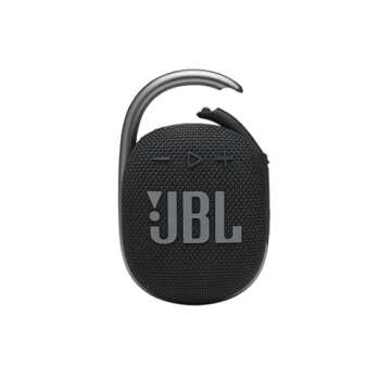 JBL Clip 4 Bluetooth Speaker Bundle with Case (Black)