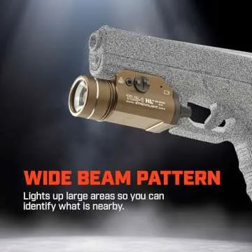 Streamlight 69266 TLR-1 HL 1000-Lumen Mounted Weapon Light with Rail Locating Keys, Flat Dark Earth