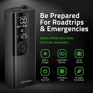 Airmoto Tire Inflator & Power Kit - Portable Solution