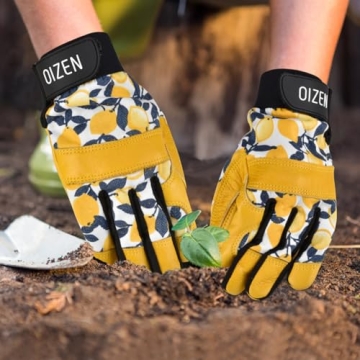 OIZEN Stylish Thorn Proof Gardening Gloves for All