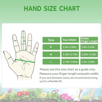 OIZEN Stylish Thorn Proof Gardening Gloves for All