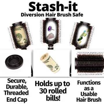Diversion Safe Hairbrush - Hide Money & Jewelry Securely