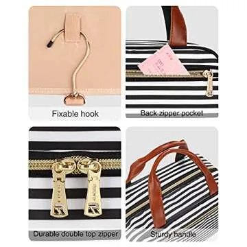 MONSTINA Hanging Toiletry Bag for Travel and Home Organization