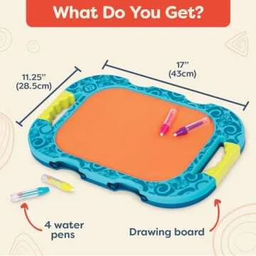 B. toys Water Drawing Board Portable Travel Toy for Toddlers
