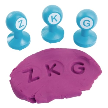 Colorations Alphabet Dough Stampers Set for Kids