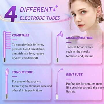 Beauty Star Portable Violet Wand Device for Women/Men Use