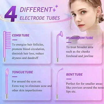 Beauty Star Portable Violet Wand Device for Women/Men Use