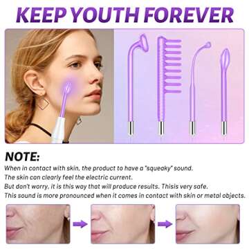 Beauty Star Portable Violet Wand Device for Women/Men Use