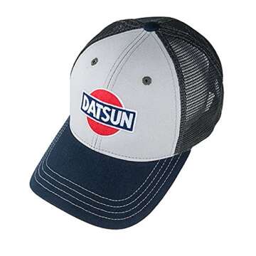 Nissan Genuine Datsun Tri-Tone Mesh Back Baseball Cap Hat