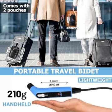 Orca Portable Travel Bidet Bottle - Rechargeable Electric Sprayer for Personal Hygiene