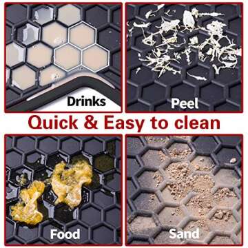 Car Floor Mats Custom Fit for Toyota Camry 8th 2018 2019 2020 2021 2022 2023 2024 Full Black Rubber Car Floor Liners Set All Weather Season Protection Heavy Duty Odorless