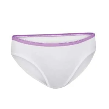 Hanes Girls' 100% Cotton Bikini Panties Multipack