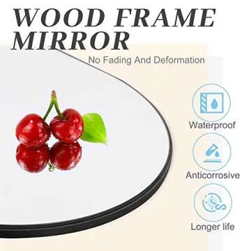 NeuType Arched Full Length Mirror for Home Décor