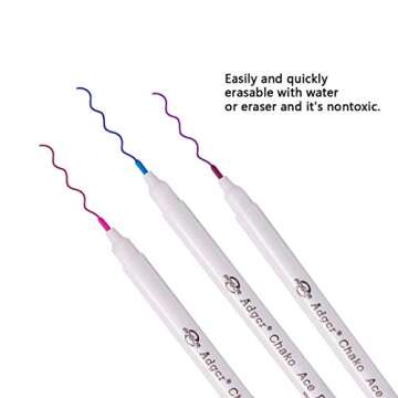 YsesoAi 15-Count Disappearing Ink Fabric Markers Set