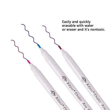 YsesoAi 15-Count Disappearing Ink Fabric Markers Set