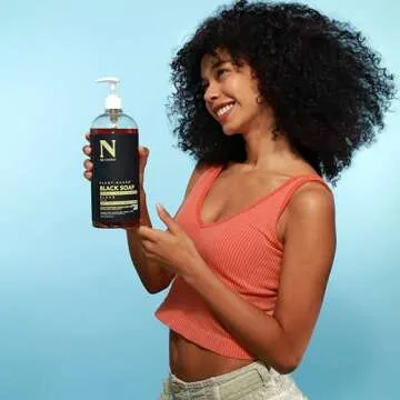 Natural Multi-Purpose Black Liquid Soap for All Skin Types