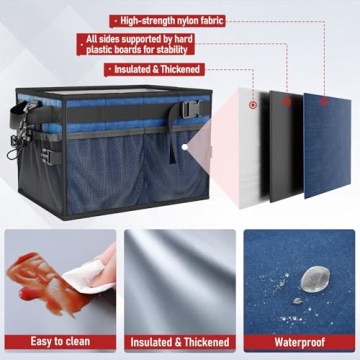 FANGSUN Large Picnic and Grill Caddy for Outdoor Use