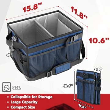 FANGSUN Large Picnic and Grill Caddy for Outdoor Use