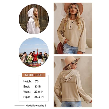 Stylish Dokotoo Casual Loose Long Sleeve Hoodie for Women