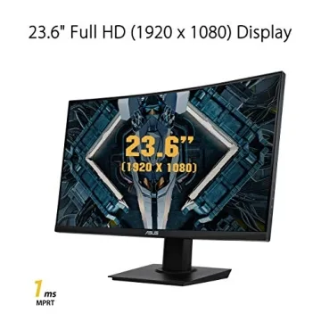 ASUS TUF Gaming 23.6" Curved Monitor - Full HD, 165Hz, 1ms, Adaptive-Sync