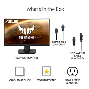 ASUS TUF Gaming Curved Monitor 23.6" 165Hz 1ms
