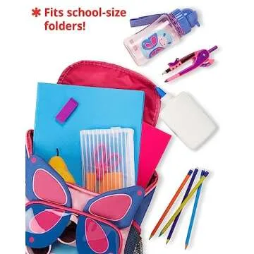 Skip Hop Big Kid Backpack, Zoo Kindergarten Ages 3-4, Butterfly