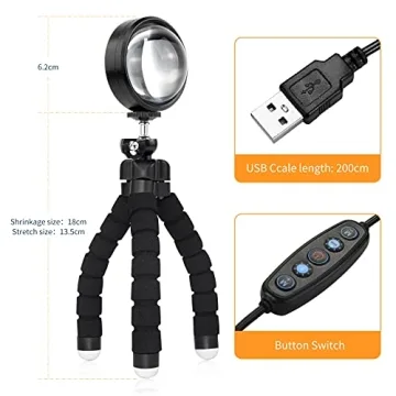 16-Color LED Rainbow Floor Lamp for Home Decor and Parties