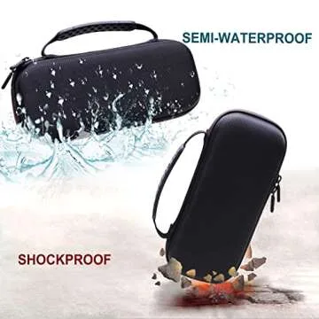 LTGEM Hard Case Compatible with Bose New SoundLink Flex 2nd Gen/Bose SoundLink Flex Bluetooth Portable Speaker,Black Case