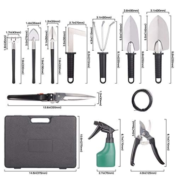 XDerlin Garden Tools Set: Durable Gardening Kit for All