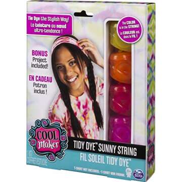 Cool Maker - Tidy Dye Sunny String Kit for Fabric Dying
