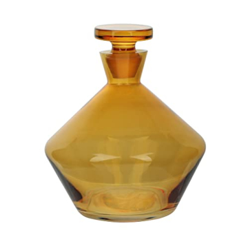 Bruno Magli Whiskey Decanter with Stopper | 49-Ounce Capacity | Wine Decanter | Bottle for Bourbon, ...