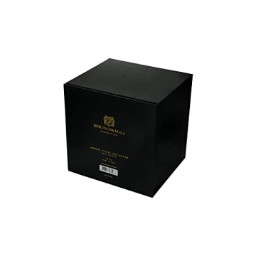 Bruno Magli Whiskey Decanter - Elegant 49-Ounce Glass Carafe