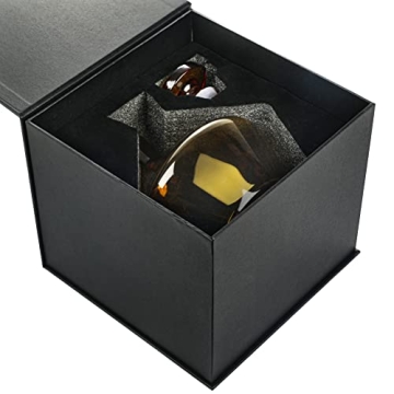 Bruno Magli Whiskey Decanter - Elegant 49-Ounce Glass Carafe