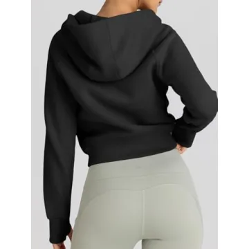 Cozy Trendy Queen Cropped Hoodies for Women