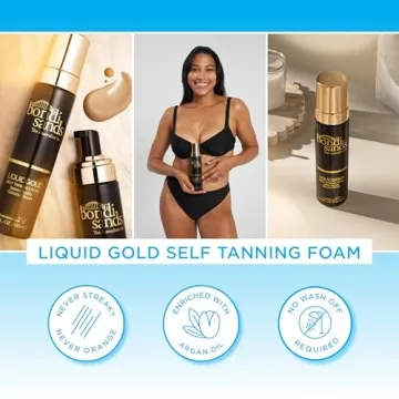 Bondi Sands Liquid Gold Tanning Foam - Quick Dry & Hydrating