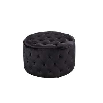 Batya Ottoman Velvet Pouf for Stylish Home Decor
