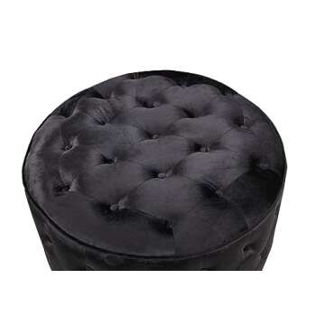Batya Ottoman Velvet Pouf for Stylish Home Decor