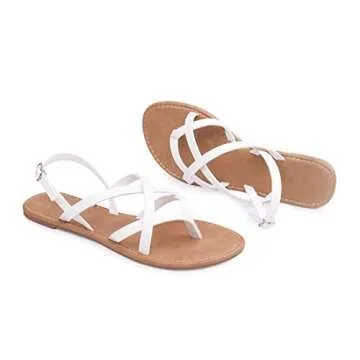 Stylish Women's Gladiator Flat Sandals for Comfort