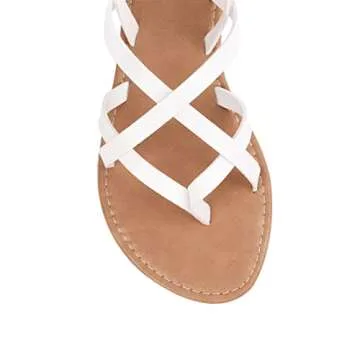 Stylish Women's Gladiator Flat Sandals for Comfort