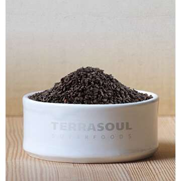 Terrasoul Organic Black Sesame Seeds - 2 Lbs, Raw & Lab-Tested