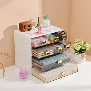 Stackable Desktop Drawers for Home & Office Storage