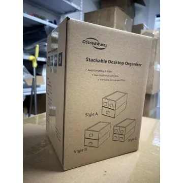Stackable Desktop Drawers for Home & Office Storage