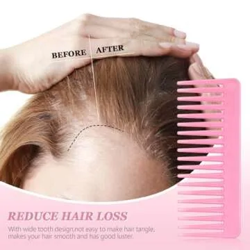 Patelai Large Hair Detangling Comb for Curly Hair