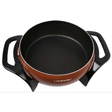 Liven Electric Skillet – Non-Stick Electric Cooking Pan