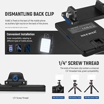 NEEWER VL66C RGB LED Light - Perfect for Creators