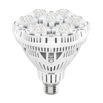 Transform Your Indoor Garden with the SANSI Full Spectrum Grow Light Bulb – 36W for Optimal Plant ...