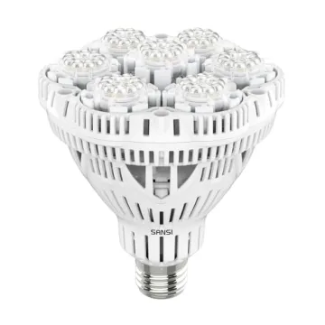 Transform Your Indoor Garden with the SANSI Full Spectrum Grow Light Bulb – 36W for Optimal Plant ...